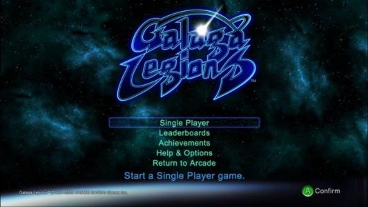 Galaga Legions titlescreen