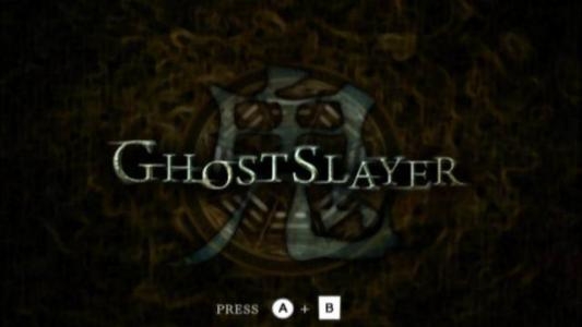 GhostSlayer titlescreen