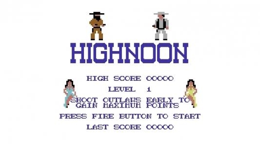 Highnoon titlescreen