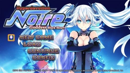 Hyperdevotion Noire: Goddess Black Heart (Limited Edition) titlescreen