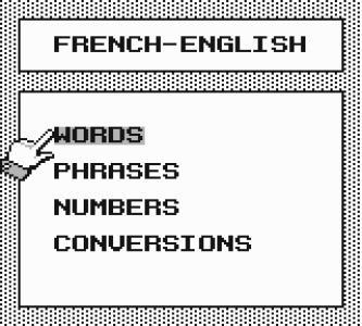 InfoGenius Productivity Pak: Berlitz French Translator screenshot