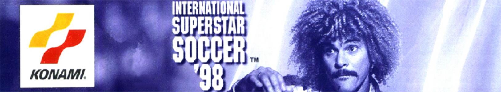 International Superstar Soccer '98 banner