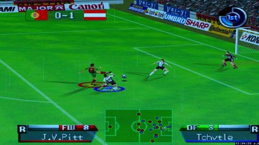 International Superstar Soccer '98 screenshot