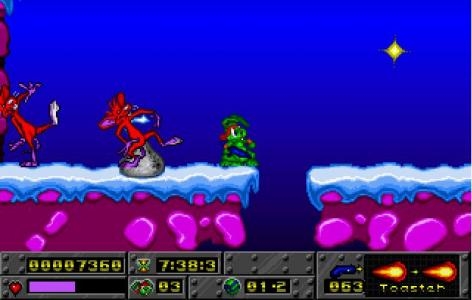 Jazz Jackrabbit: Holiday Hare 1995 screenshot