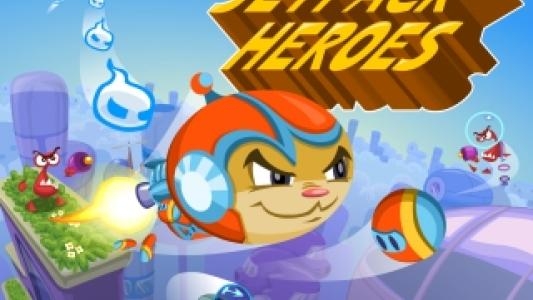 Jetpack Heroes titlescreen