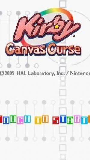 Kirby: Canvas Curse titlescreen