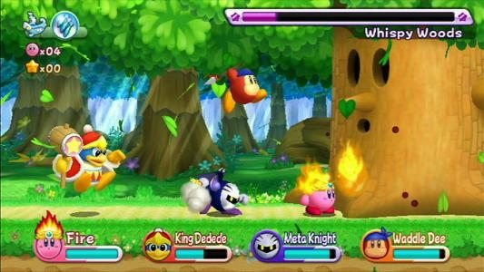 Kirby's Adventure Wii screenshot