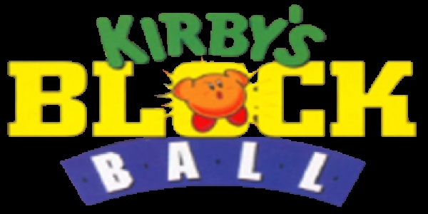 Kirby's Block Ball clearlogo