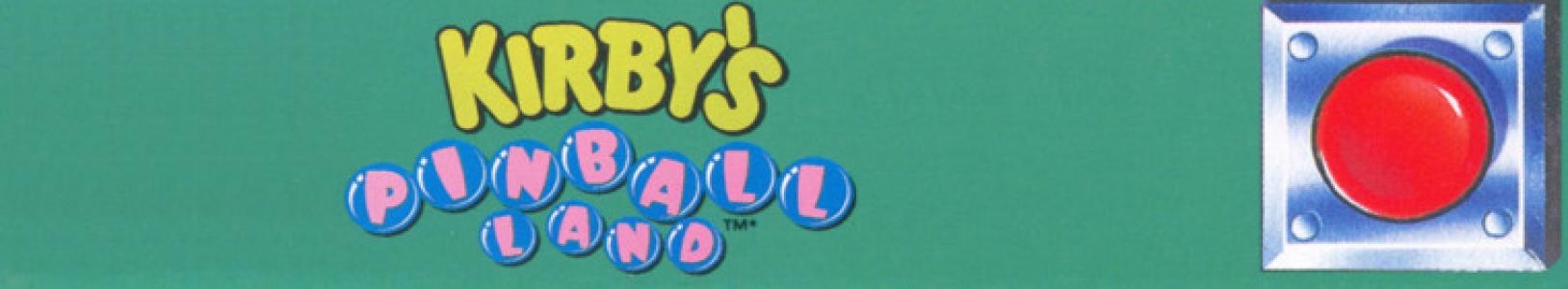 Kirby's Pinball Land banner