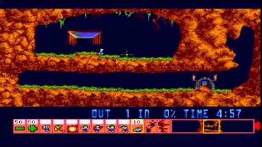 Lemmings screenshot