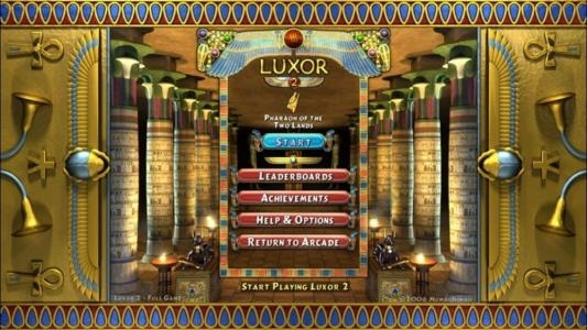 Luxor 2 titlescreen