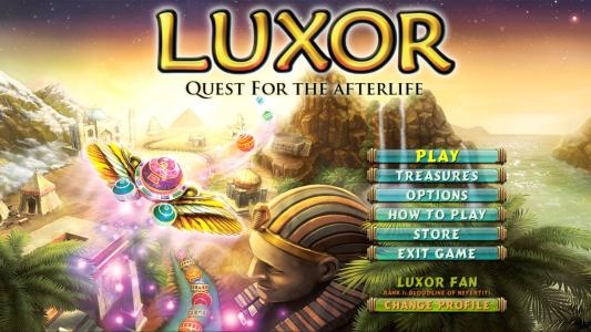 Luxor: Quest for the Afterlife titlescreen