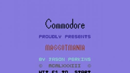 Maggotmania titlescreen