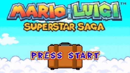 Mario & Luigi: Superstar Saga titlescreen