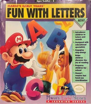 Mario's Early Years : Fun with Letters