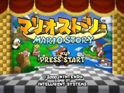 Mario Story titlescreen