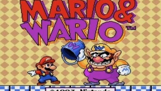 Mario & Wario titlescreen