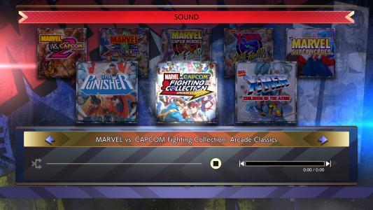 MARVEL vs. CAPCOM Fighting Collection: Arcade Classics titlescreen