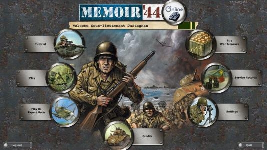 Memoir '44 Online titlescreen