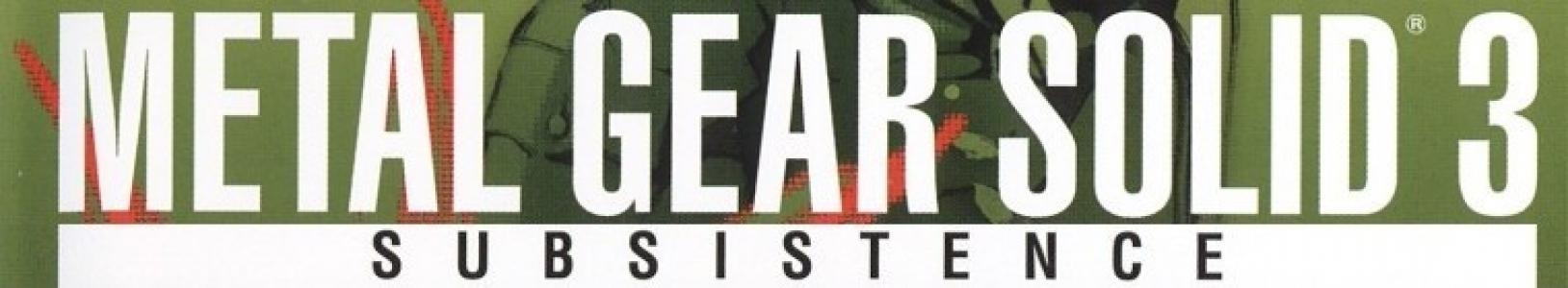 Metal Gear Solid 3: Subsistence banner