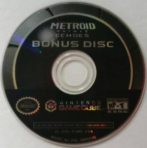 Metroid Prime 2 Echoes Bonus Disc