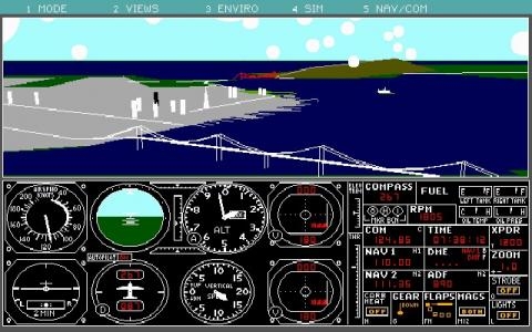 Microsoft Flight Simulator 3.0 screenshot