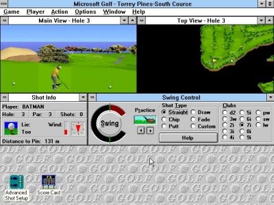 Microsoft Golf 2.0 screenshot