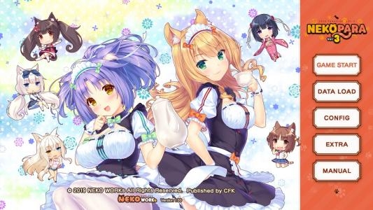 Nekopara Vol. 3 titlescreen