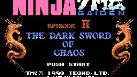 Ninja Gaiden II: The Dark Sword of Chaos titlescreen