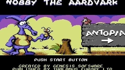 Nobby the Aardvark titlescreen