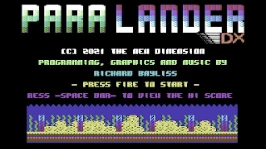 Para Lander DX titlescreen