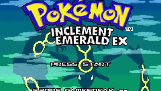 Pokémon Inclement Emerald EX titlescreen