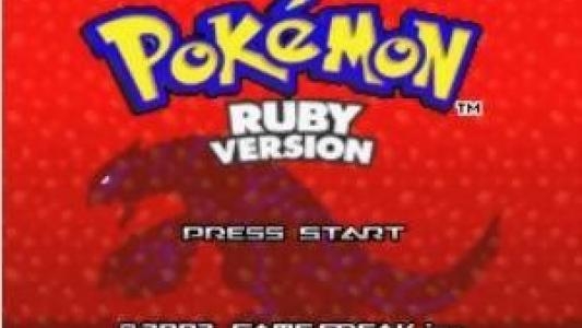 Pokémon Ruby Version titlescreen