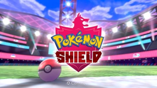 Pokémon Shield + Pokémon Shield Expansion Pass titlescreen