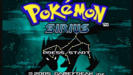 Pokémon Sirius titlescreen