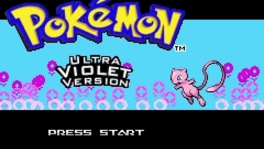 Pokémon Ultra Violet titlescreen