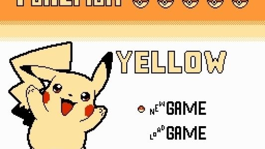 Pokemon - Yellow Version titlescreen