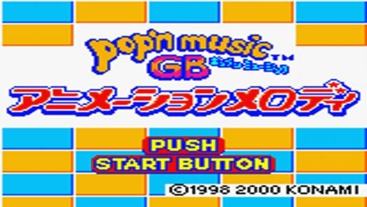 Pop'n Music GB: Animation Melody titlescreen