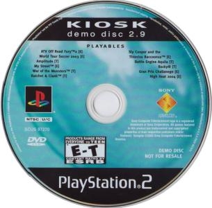 PS2 Kiosk Demo Disc 2.9