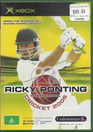 Ricky Ponting International Cricket 2005