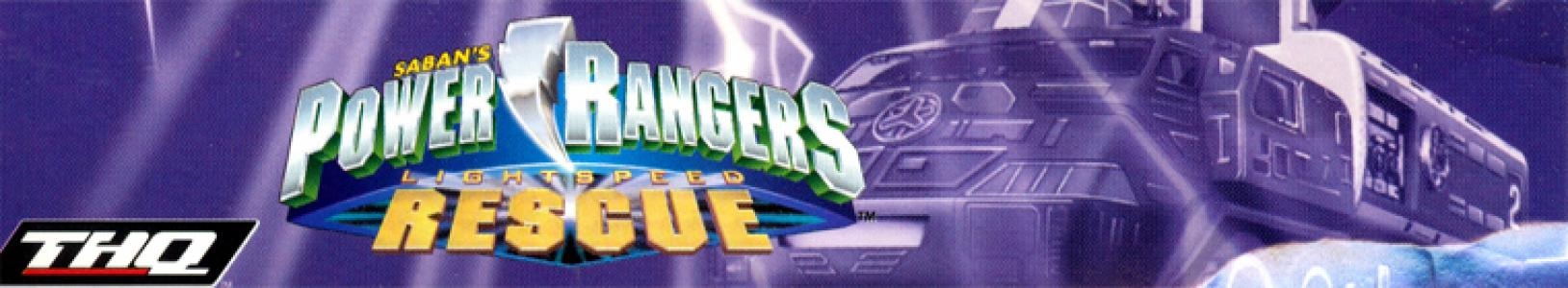 Saban's Power Rangers: Lightspeed Rescue banner