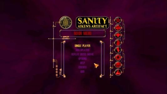 Sanity: Aiken's Artifact titlescreen