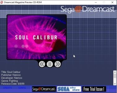 Sega@Dreamcast special edition preview cd-rom screenshot