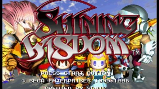 Shining Wisdom titlescreen