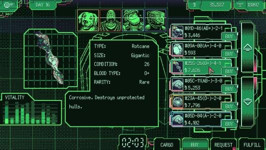 Space Warlord: Organ Trading Simulator screenshot