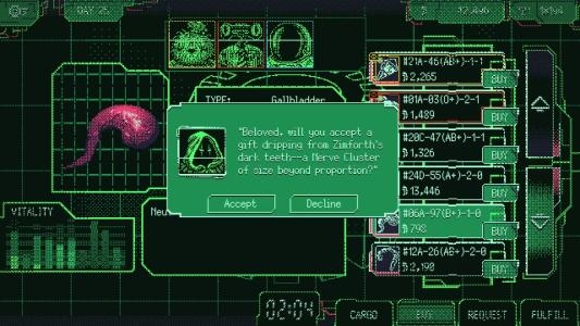 Space Warlord: Organ Trading Simulator screenshot