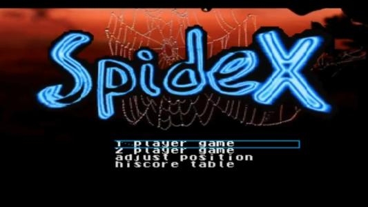 Spidex titlescreen