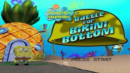 SpongeBob SquarePants: Battle for Bikini Bottom [Greatest Hits] titlescreen