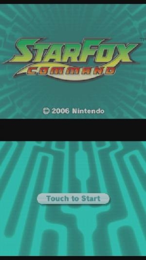 Star Fox Command titlescreen