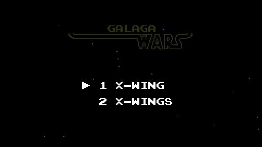 Star Wars Galaga titlescreen